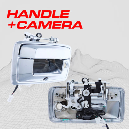 Chrome tailgate handle with backup camera Master Tailgaters for 2014-2015 Silverado/Sierra on Tampa Home & Garden Store