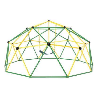 10 Feet Dome Climber with Swing and 800 Lbs Load Capacity