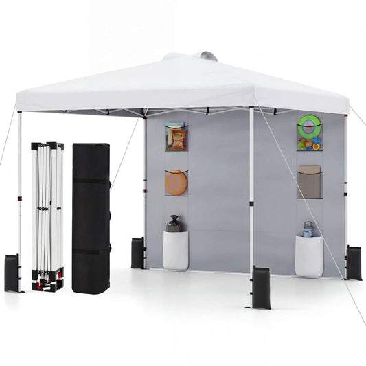 10x10 Pop Up Canopy Tent Sidewalls Pockets