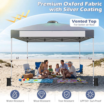 10x10 Pop Up Canopy Tent With Roller Bag