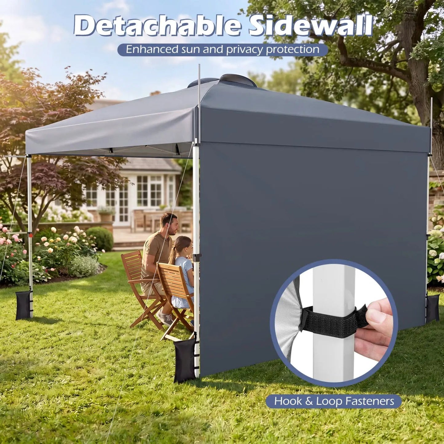 10x10 Pop Up Canopy Tent With Roller Bag