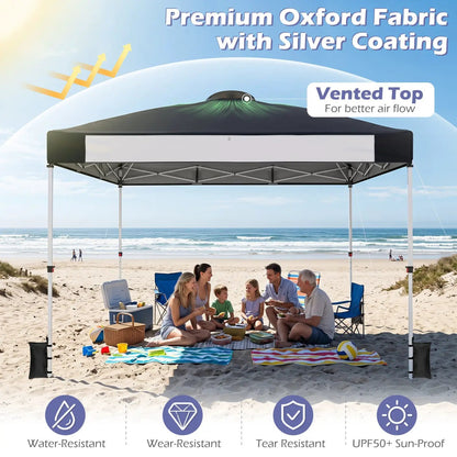 10x10 Pop Up Canopy Tent With Roller Bag