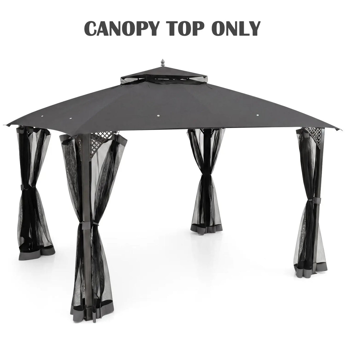 10x12 Gazebo Replacement Canopy with Vent