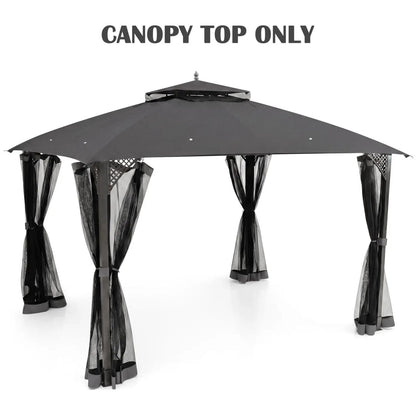 10x12 Gazebo Replacement Canopy with Vent