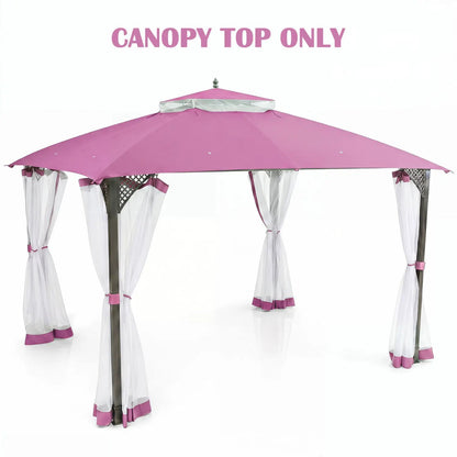 10x12 Gazebo Replacement Canopy with Vent