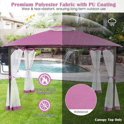 10x12 Gazebo Replacement Canopy with Vent