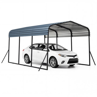 Heavy Duty Carport Shelter Galvanized Steel Roof