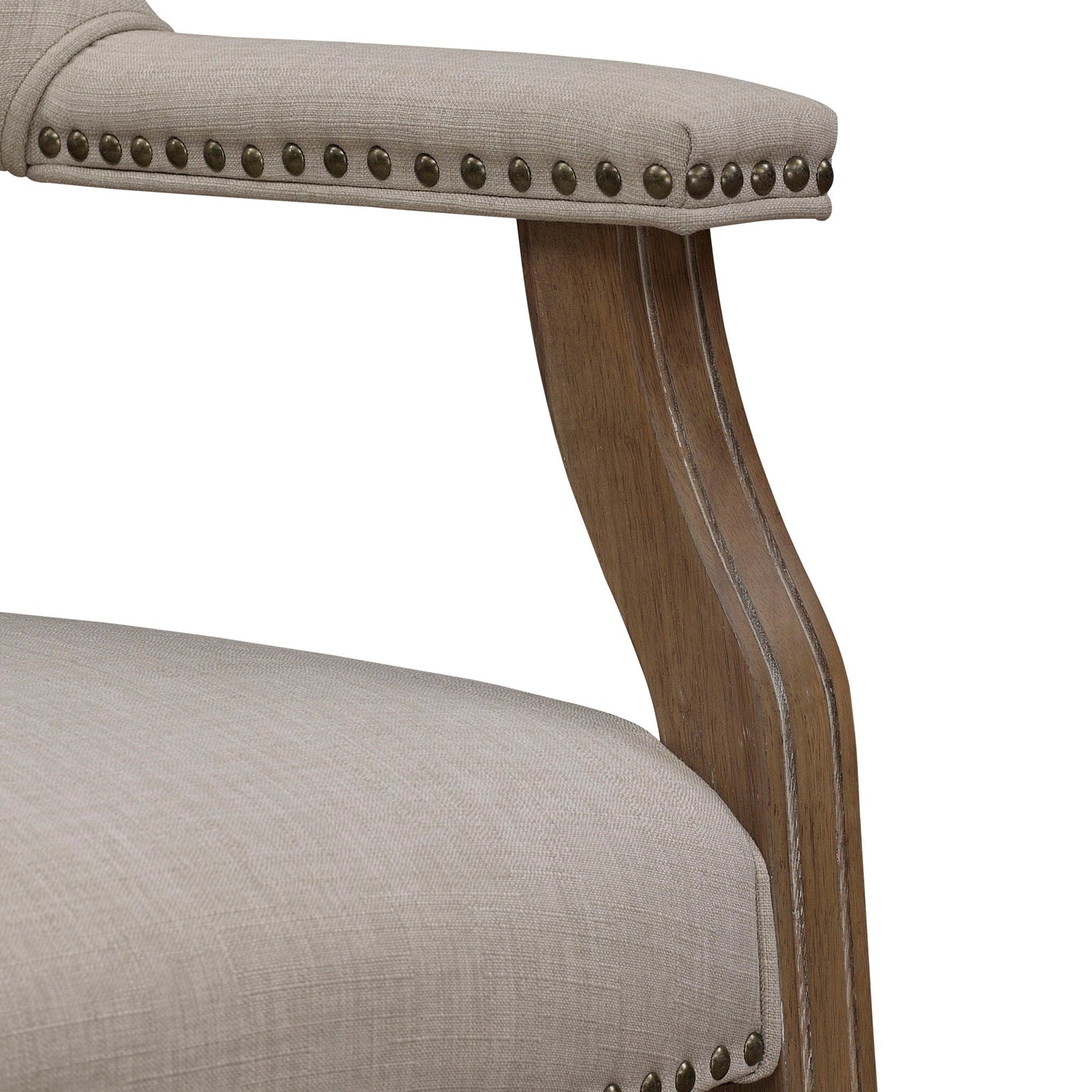 Monroe Beige Dining Chair and Thick Foam Seat