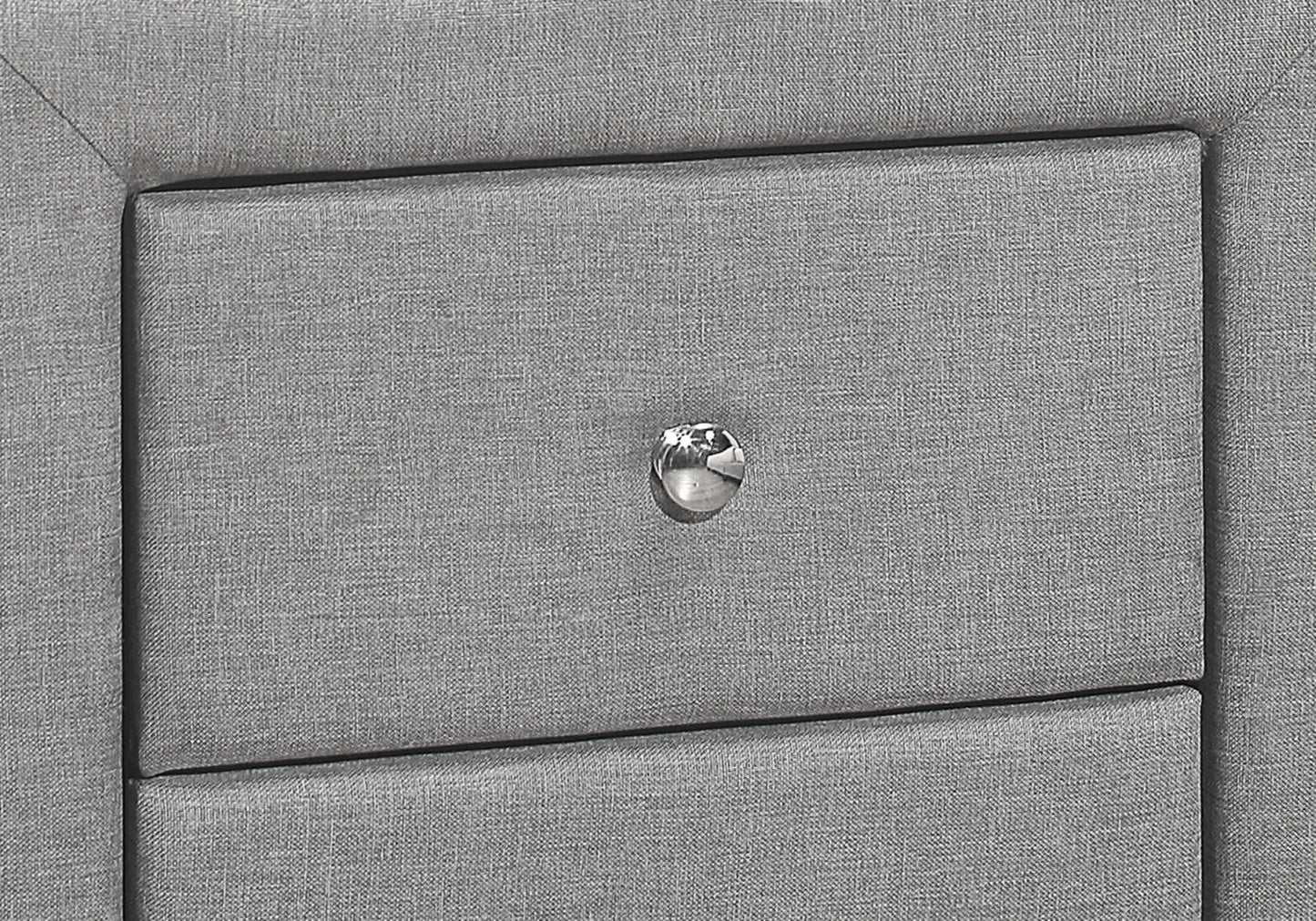 Nightstand With Upholstered Drawer For Bedroom