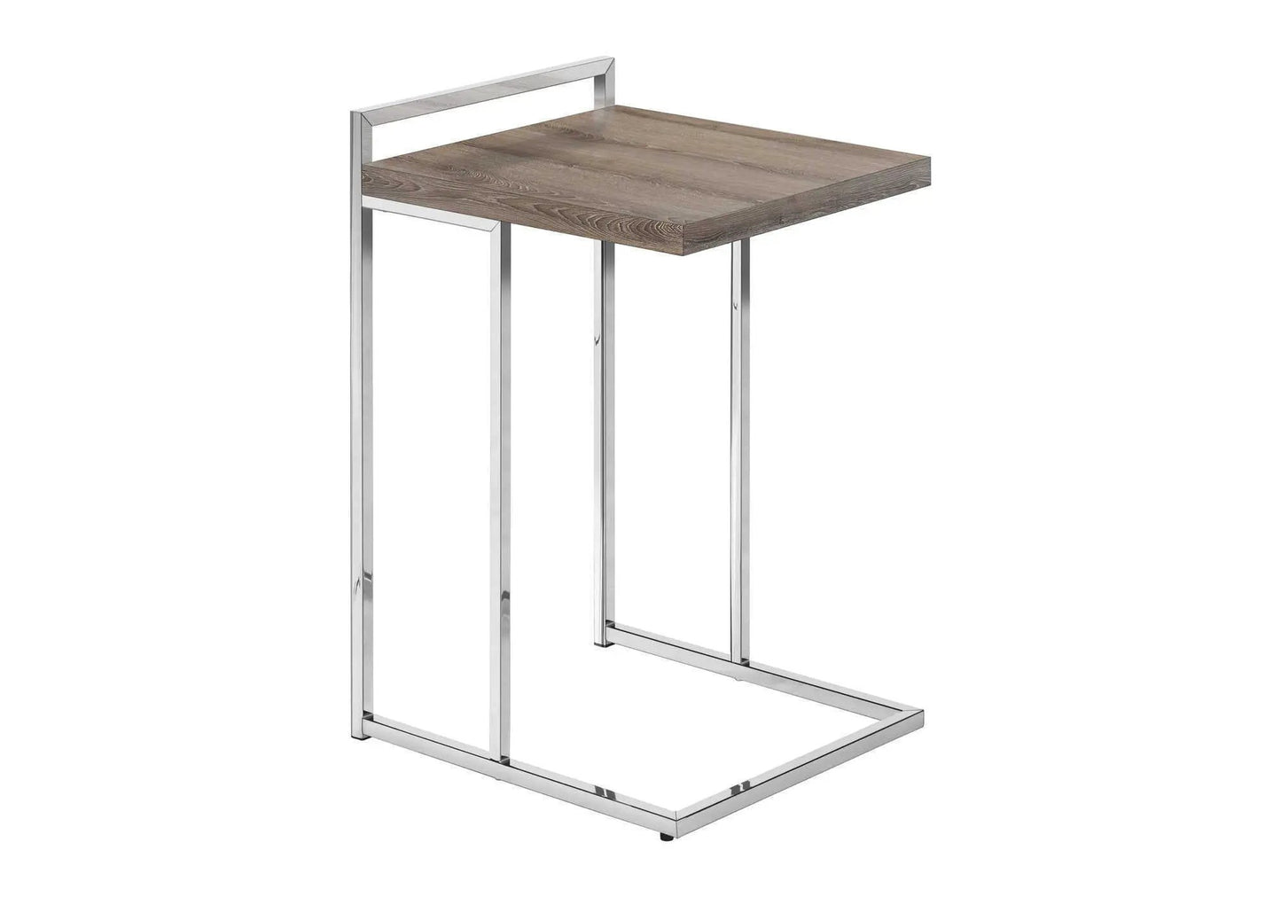 C Shaped Accent Table for Sofas and Beds Modern