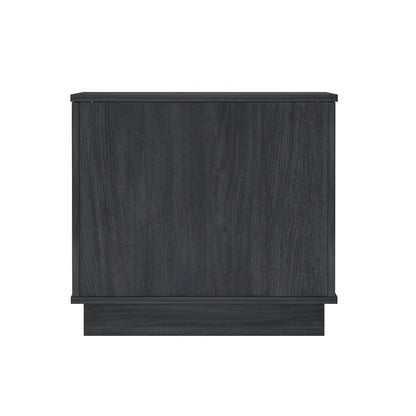Modern Nightstand with Push to Open Drawers in dark gray finish by HouseOfZazla top edge on Tampa Home & Garden Store