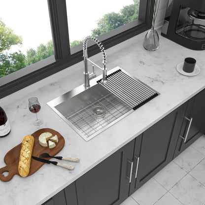 Topmount Brushed Stainless Steel Kitchen Sink