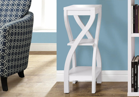 White square accent table with crossed legs in modern-contemporary style by Unique Piece Furniture on Tampa Home & Garden Store