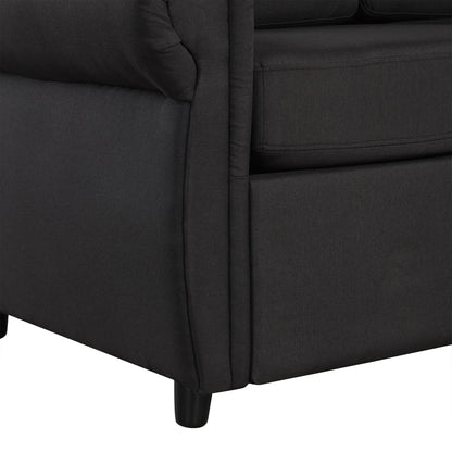 Pull Out Sofa Bed With Twin Memory Foam Mattress