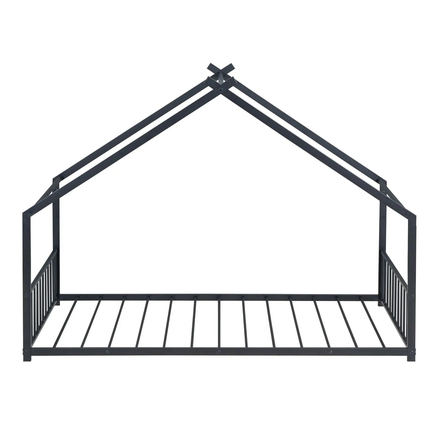 Metal House Bed canopy bed in dark steel by Unique Piece Furniture on Tampa Home & Garden Store
