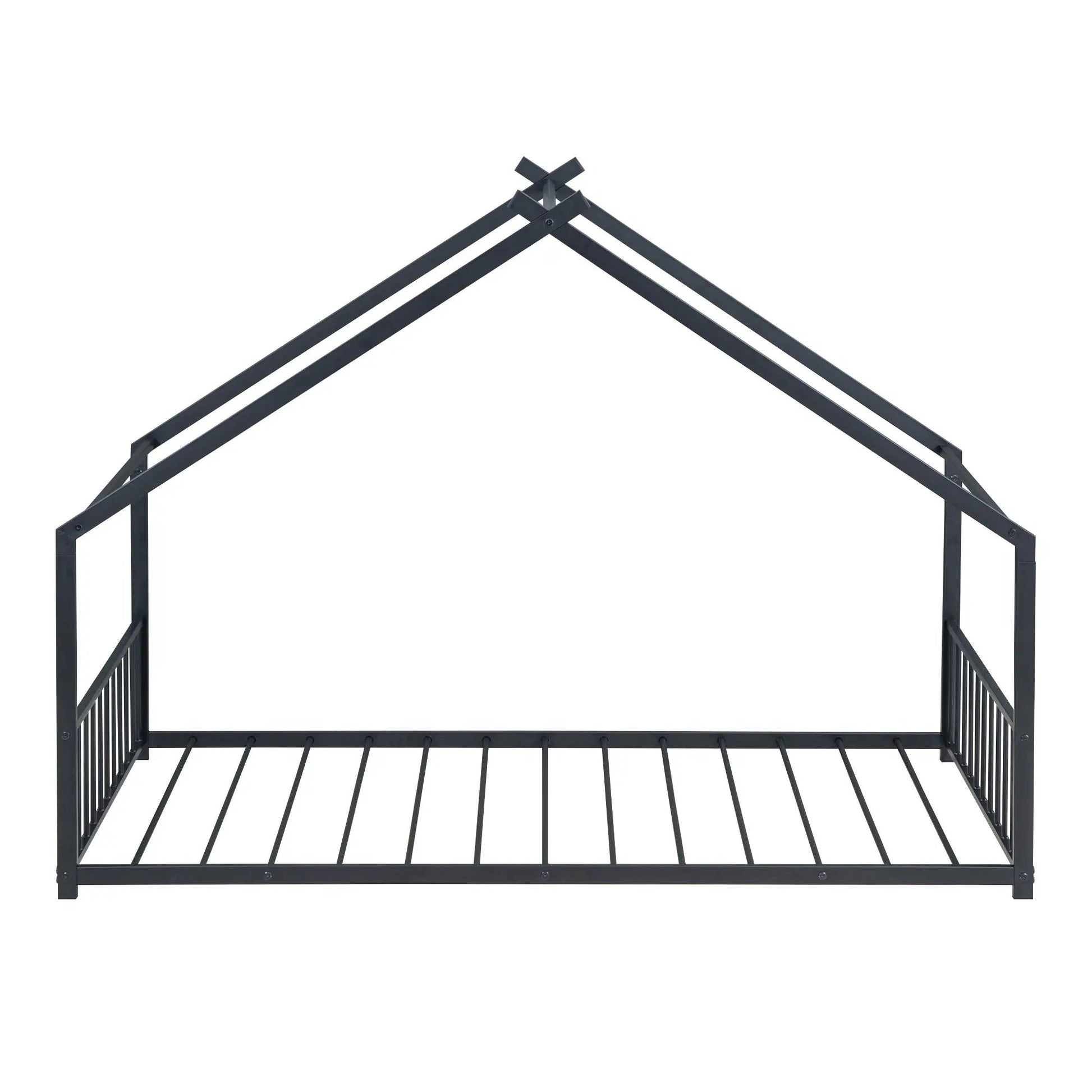 Metal House Bed canopy bed in dark steel by Unique Piece Furniture on Tampa Home & Garden Store