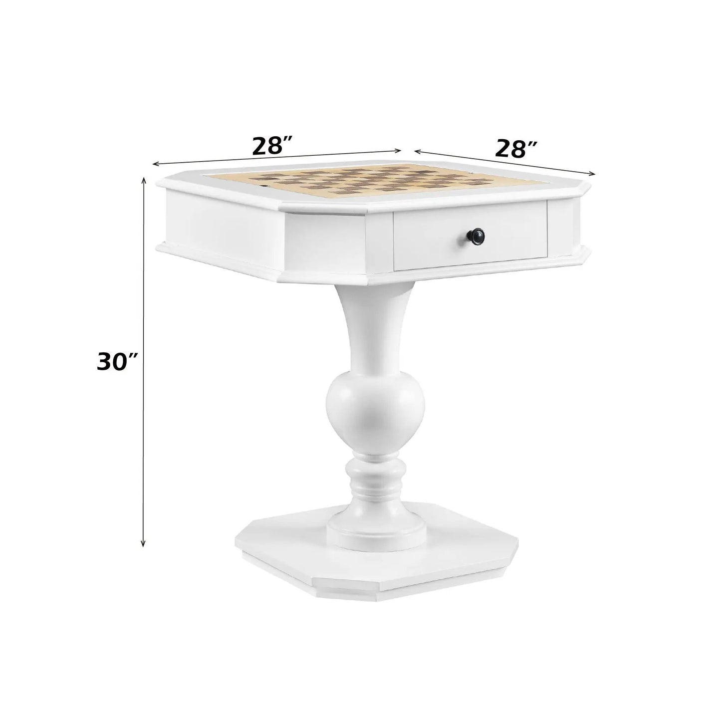 Galini Game Table with Three Classic Games