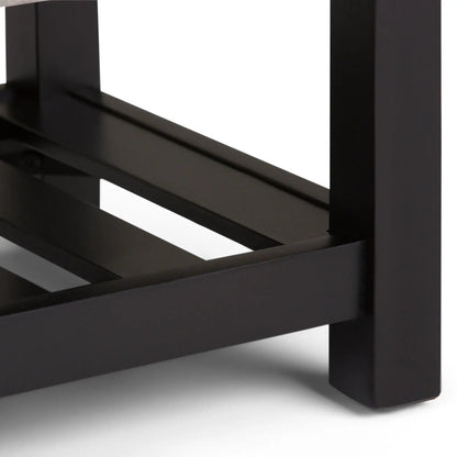 Cosmopolitan Storage Ottoman Bench Open Bottom