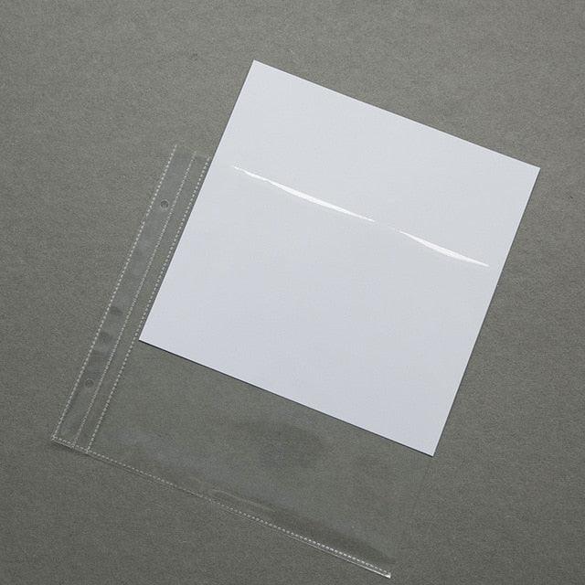 Stevvex 10-inch photo album blank cover with clear page protector and binder strip on Tampa Home & Garden Store