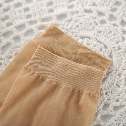 Stevvex beige women's ankle socks pair ribbed cuff soft knit cotton blend on Tampa Home & Garden Store
