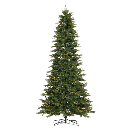 11’ Belgium Fir “Natural Look” Artificial Christmas Tree with 1250 Clear LED Lights and 4222 Bendable Branches - Tampa Home & Garden Store