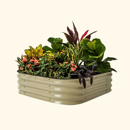 11" High Raised Garden Bed Small 4 in 1 Modular Metal - Tampa Home & Garden Store