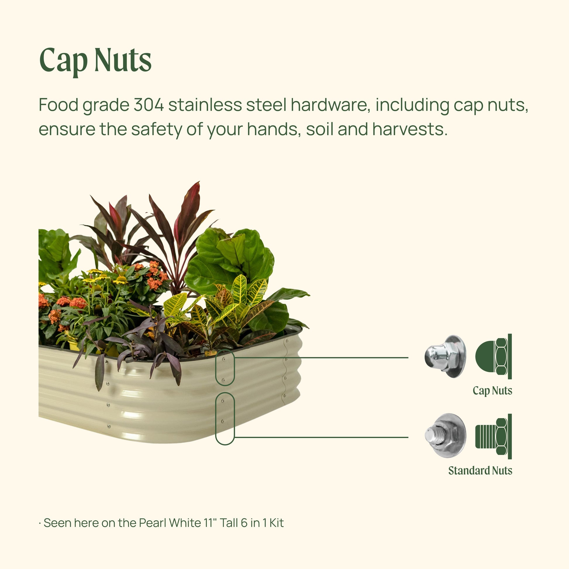 11" High Raised Garden Bed Kit Jumbo Modular 10 in 1 Metal - Tampa soil911.com