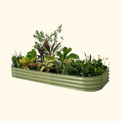 11" High Metal Raised Garden Bed Kit 4x8 - Tampa soil911.com