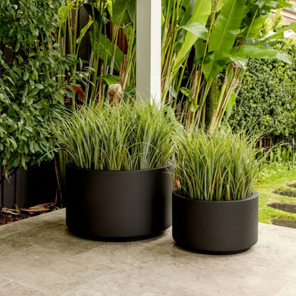 The Shoob Cylindrical Planter | Modern Round Sculpture Pot