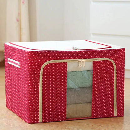 Steel Frame Storage Box With Oxford Cloth Cover