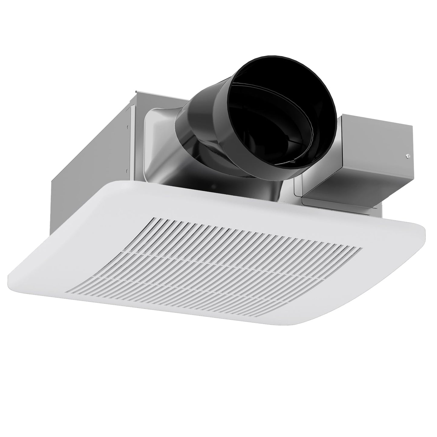 Ventilador de techo para baño de 50/80/110 CFM con Pick-A-Flow y conducto de 4 pulgadas