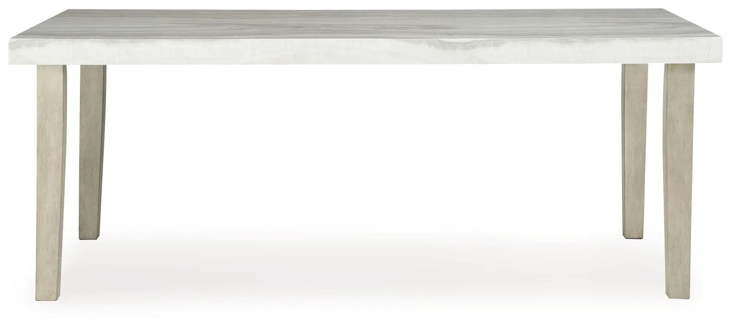 Larawyn Dining Room Table with Faux Marble Top