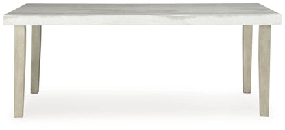 Larawyn Dining Room Table with Faux Marble Top