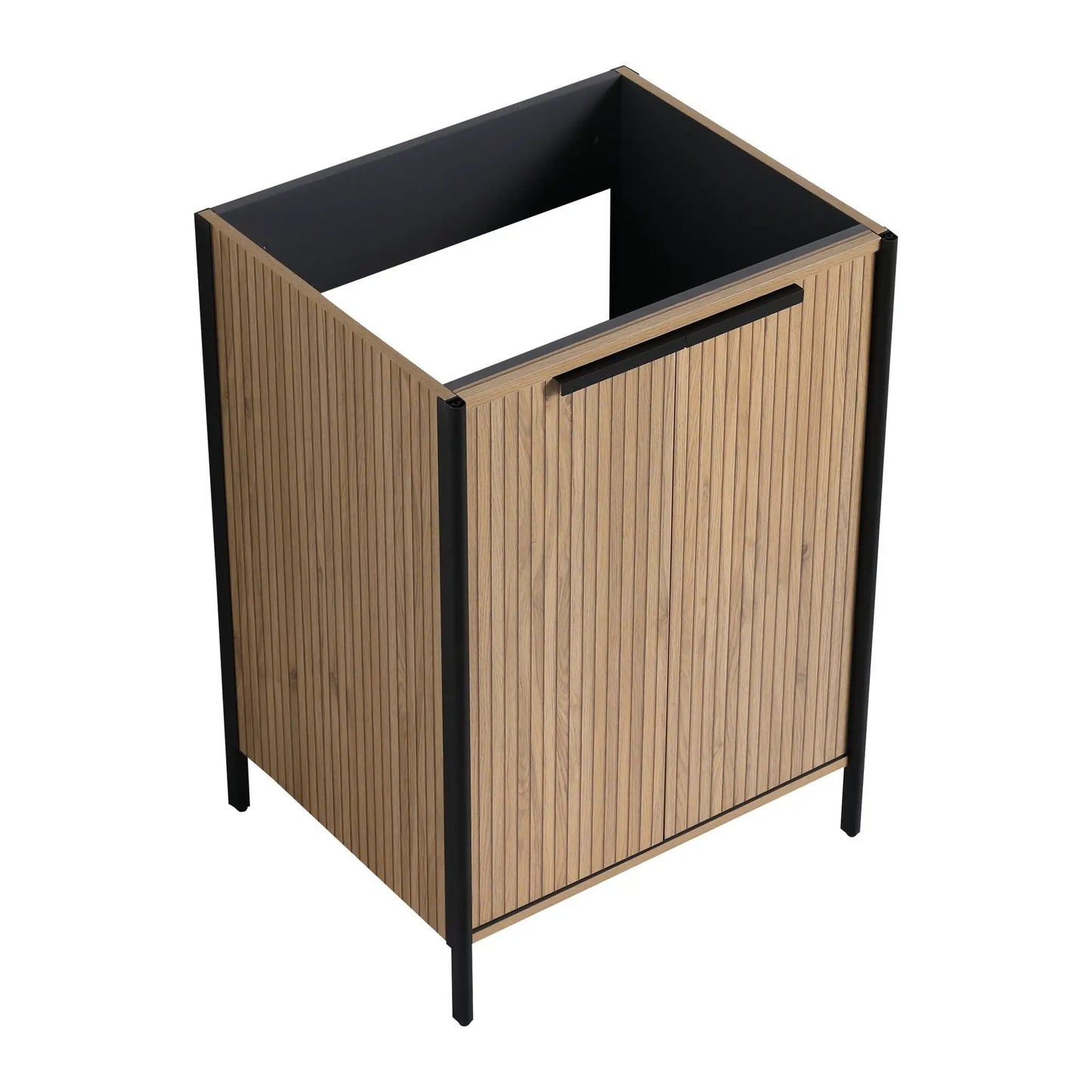 Contemporary Vanity with Adjustable Shelves