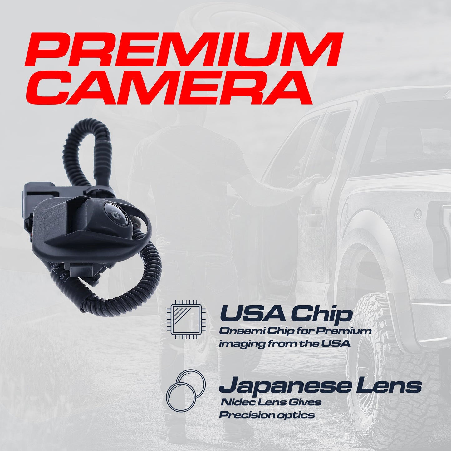 Master Tailgaters Honda Accord Coupe LX-S 2014-2015 OEM backup camera with coiled wiring on Tampa Home & Garden Store