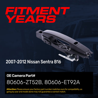 Exterior door handle black primed replacement for Nissan Sentra B16, Master Tailgaters on Tampa Home & Garden Store