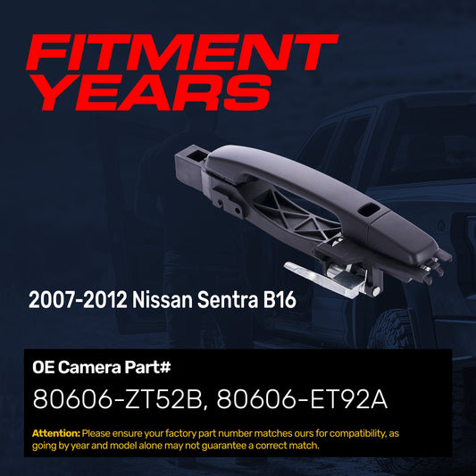 Exterior door handle black primed replacement for Nissan Sentra B16, Master Tailgaters on Tampa Home & Garden Store