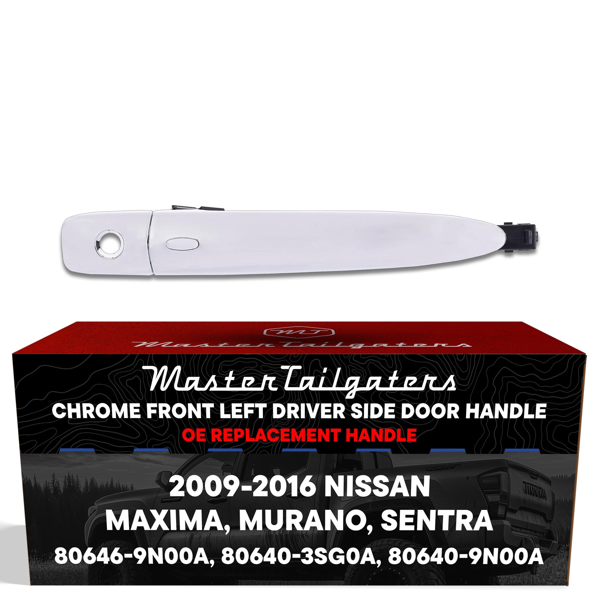 Door handle chrome front left driver side Nissan Maxima Murano Sentra Master Tailgaters on Tampa Home & Garden Store