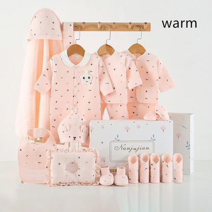 Newborn baby clothes thin suit gift box in pink with star print, 8pc set by Sell My Stuff on Tampa Home & Garden Store