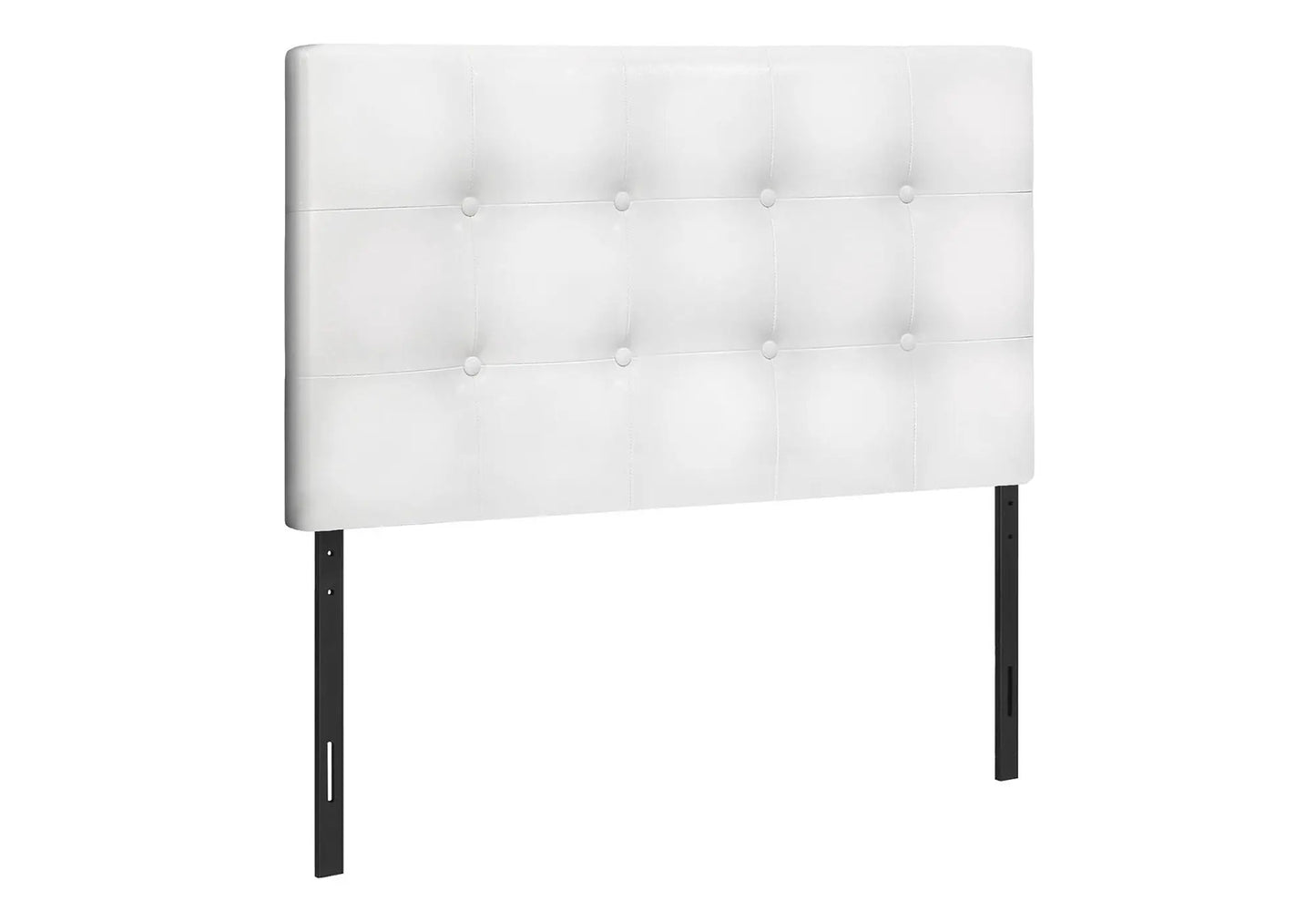 Twin size upholstered headboard white tufted with buttons by Unique Piece Furniture on Tampa Home & Garden Store
