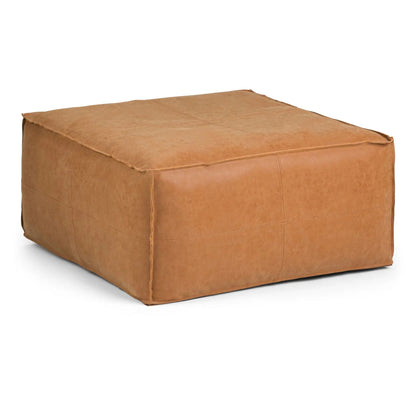 Brody Large Square Coffee Table Pouf Foot Stool