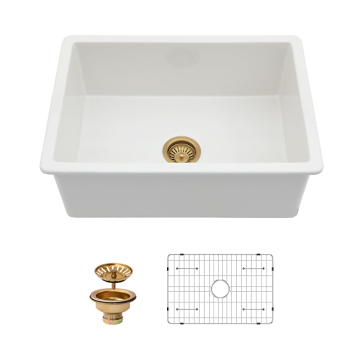 The Dual Mount Ceramic Single Bowl Kitchen Sink
