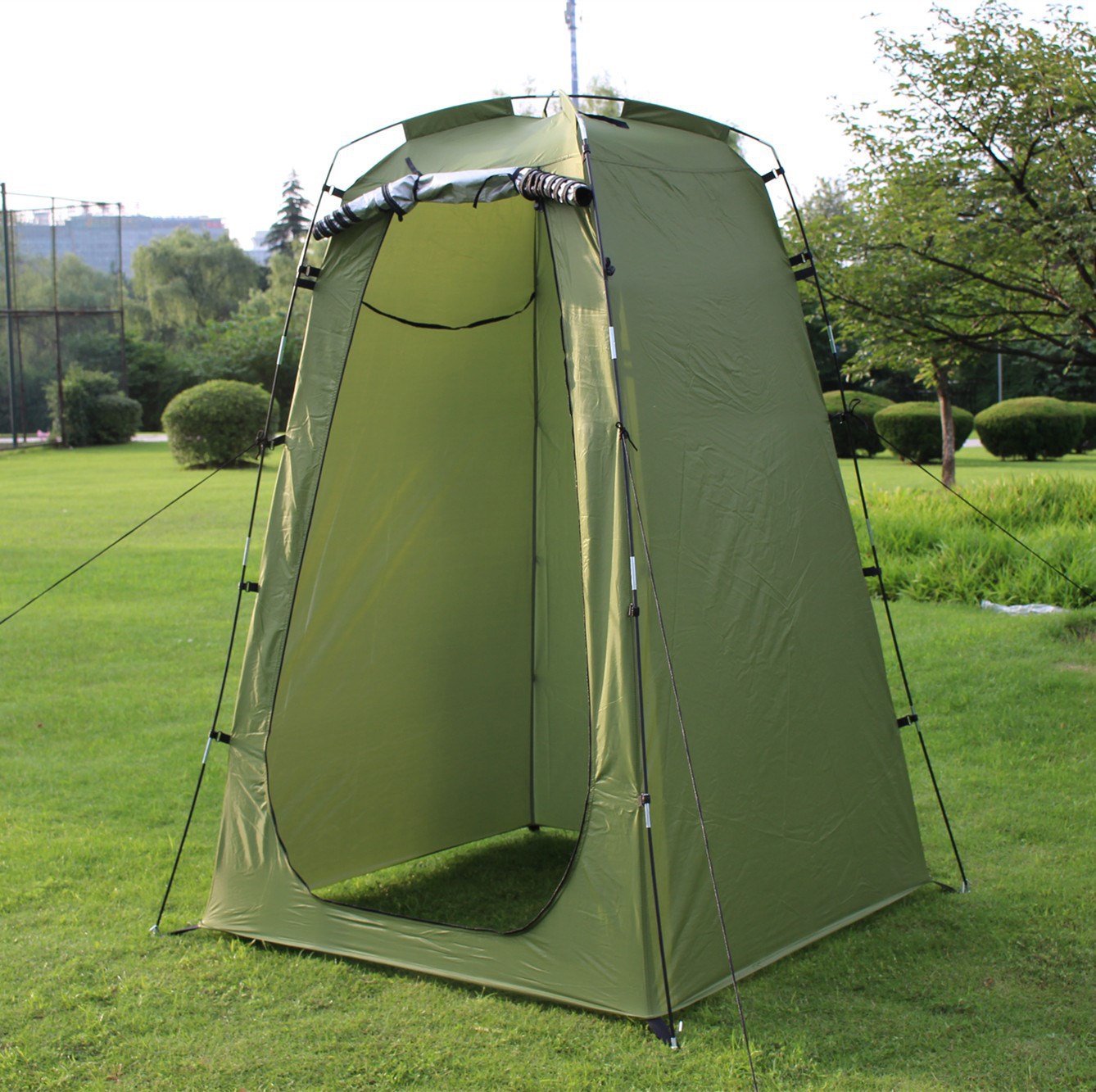 Shower toilet camping tent green fabric privacy shelter My Store on Tampa Home & Garden Store