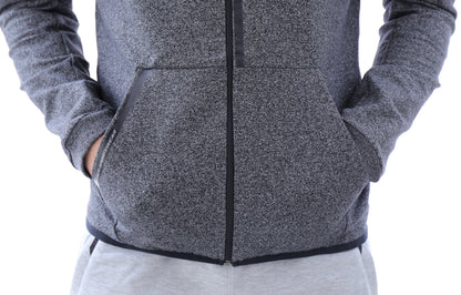 All-Day Comfort Hooded Sweatshirt Slim Fit heather gray zip hoodie with pockets SCR Sportswear on Tampa Home & Garden Store