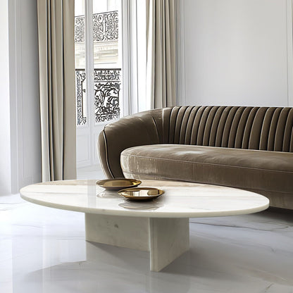 Luxury Marble Coffee Table With Unique Veining