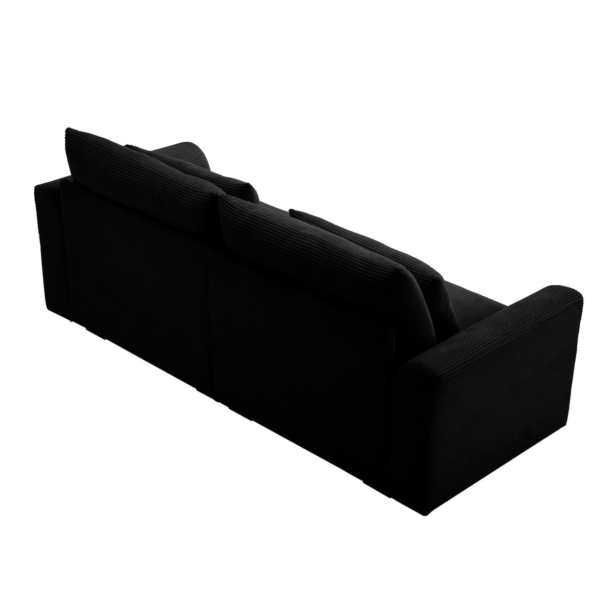 Modern and Soft Two Seater Corduroy Fabric Sofa