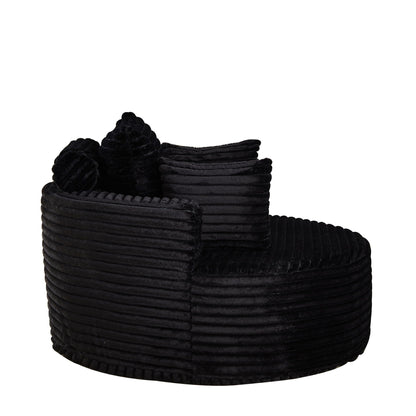 Modern single sofa with a backrest pillow