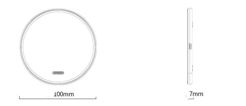 FLIPSTYLEZLLC wireless charging pad, circular 100mm dia, white, 7mm thick, fast charge on Tampa Home & Garden Store