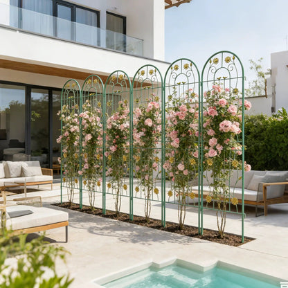 Metal Garden Trellis for Climbing Plants Outdoor