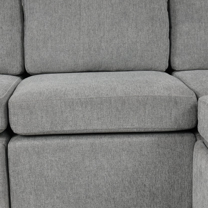 Sleeper chair cushions in dark gray textured fabric, three-piece set on Tampa Home & Garden Store